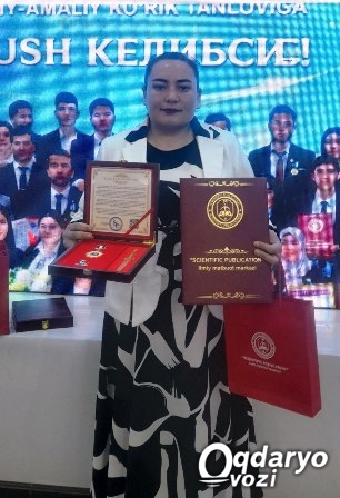 Ilm-fan yo‘lidagi yuksak e’tirof: Munisaxon Sayidqosimovani tabriklaymiz